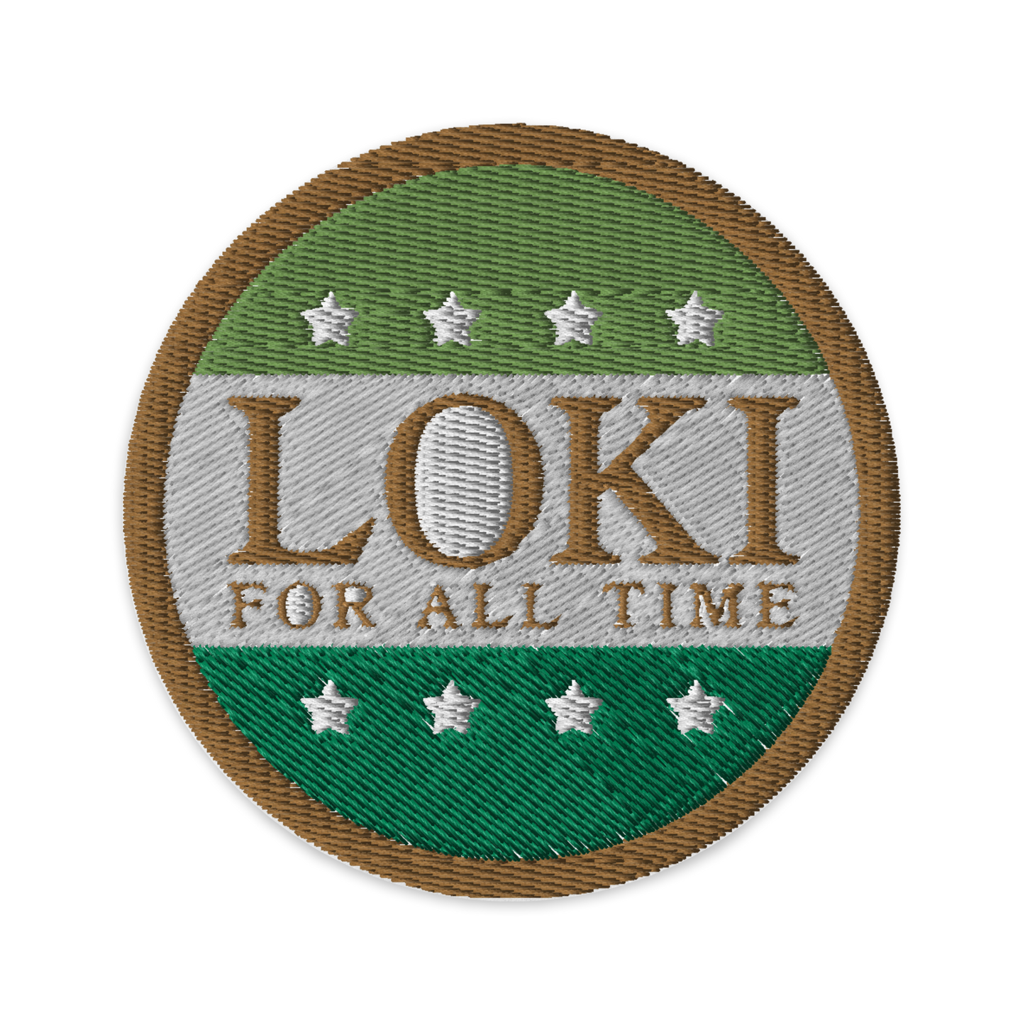 President of Time Embroidered Patch