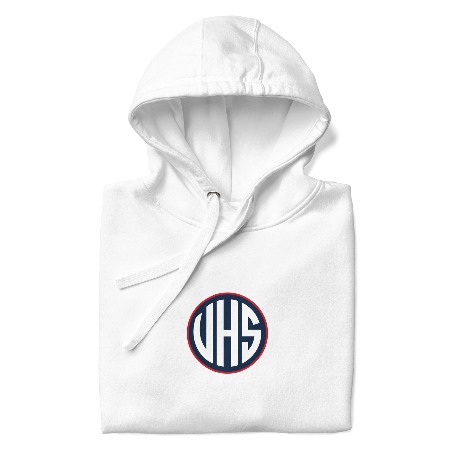 VHS Navy White Unisex Hoodie