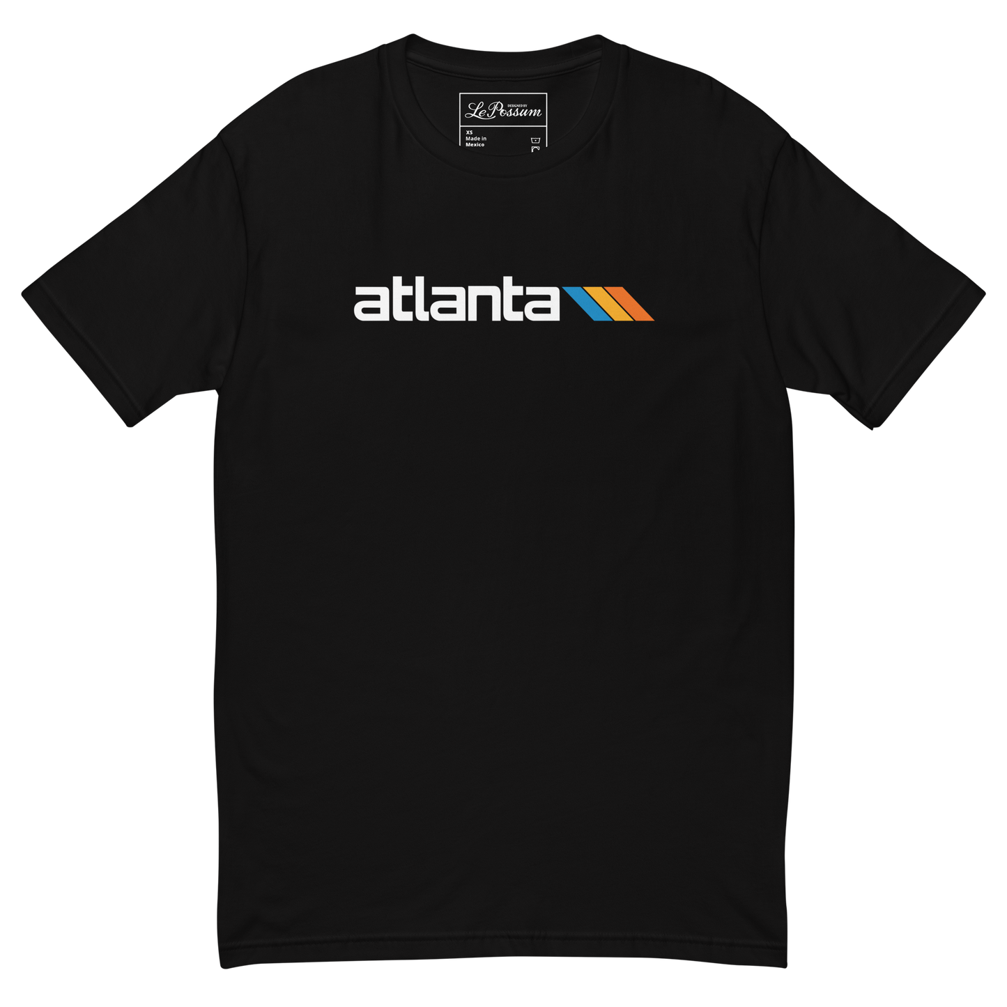 Atlanta "Slick-Back" Black Short Sleeve T-shirt