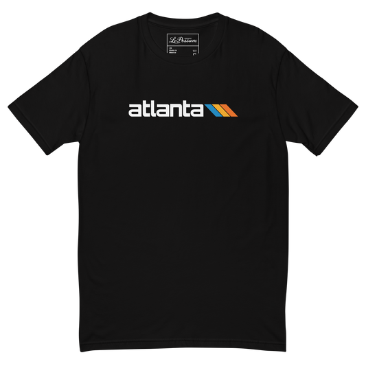 Atlanta "Slick-Back" Black Short Sleeve T-shirt