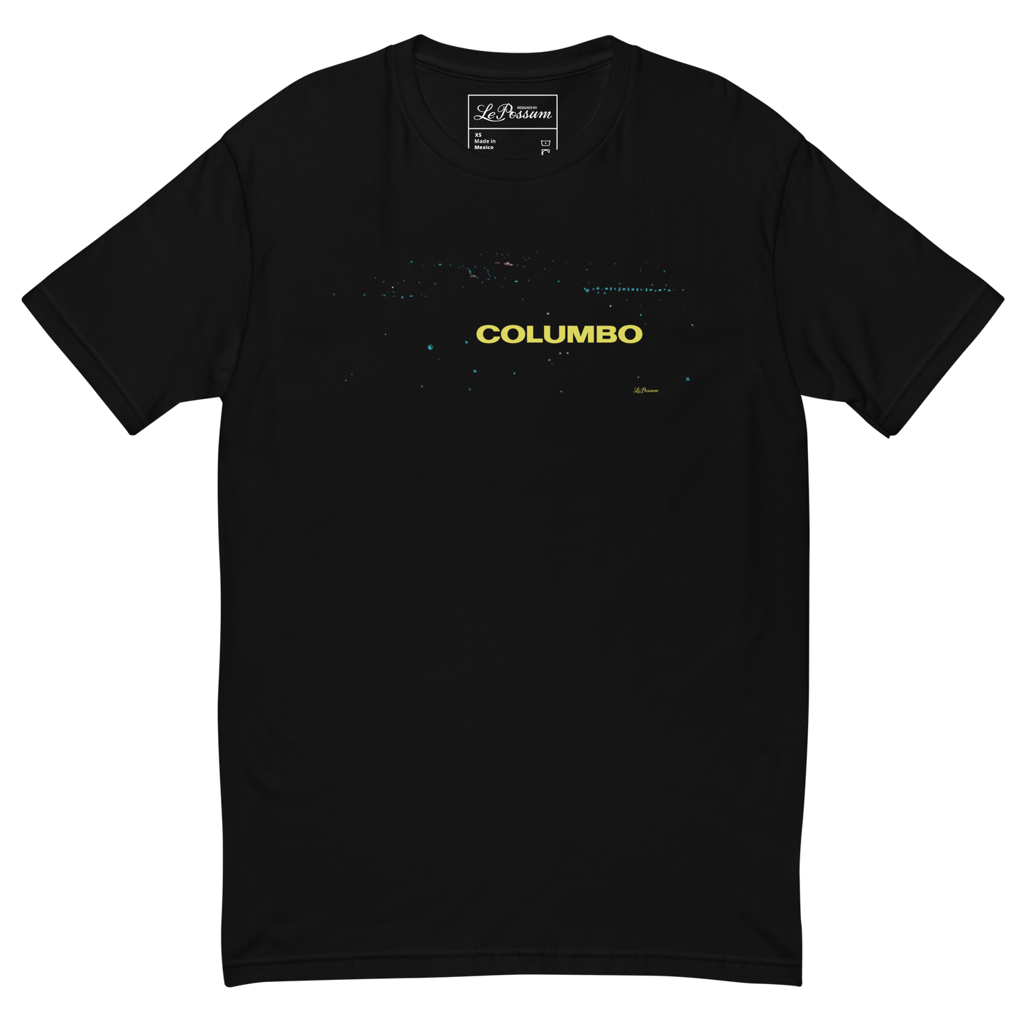 Columbo Never Misses Black Short Sleeve T-shirt