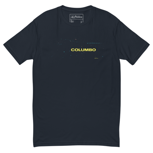 Columbo Never Misses Navy Short Sleeve T-shirt