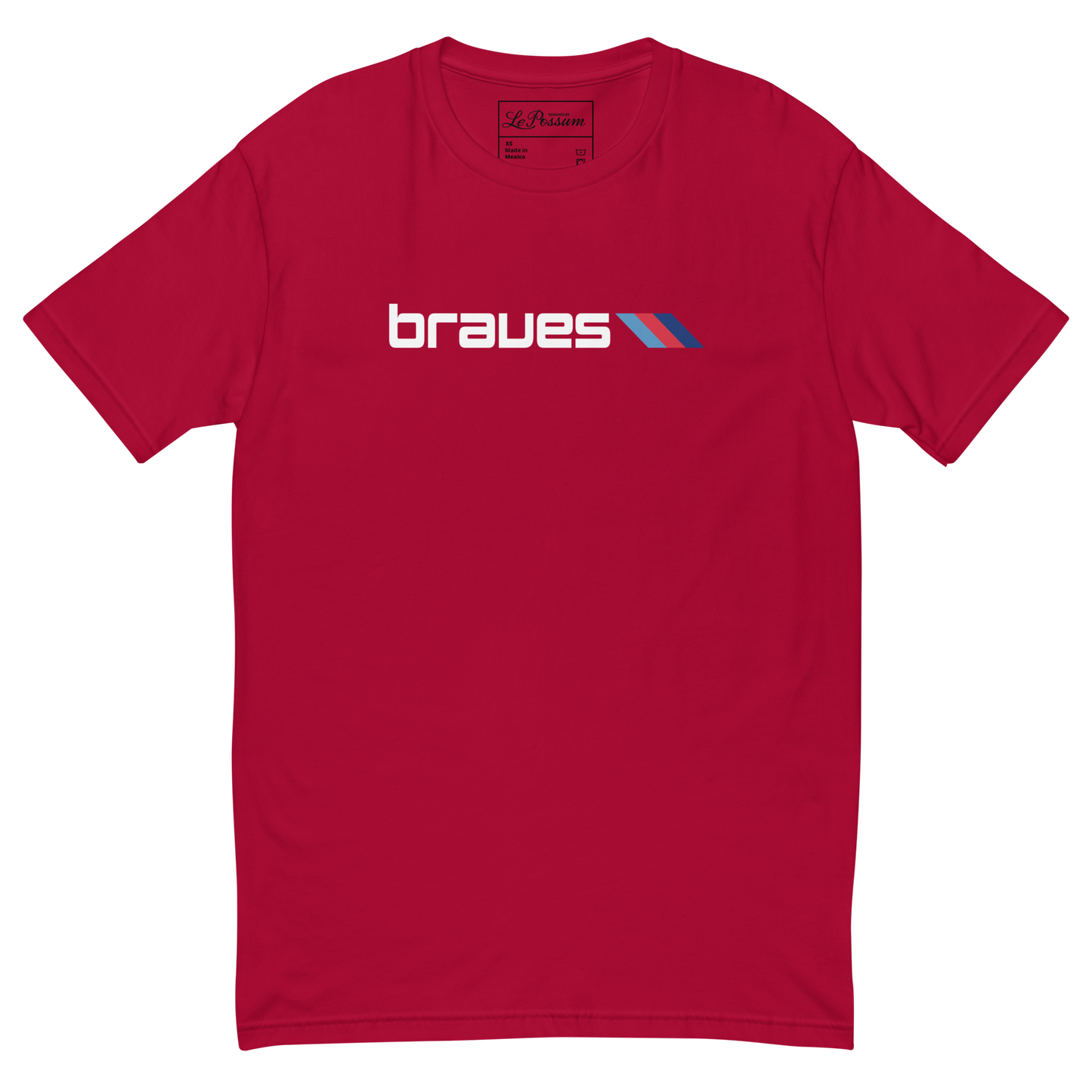 Bandwagon Braves Sunday Red Short Sleeve T-shirt