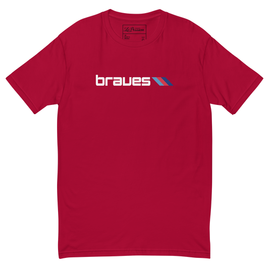 Bandwagon Braves Sunday Red Short Sleeve T-shirt