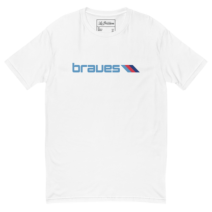 Bandwagon Braves Home White Short Sleeve T-shirt