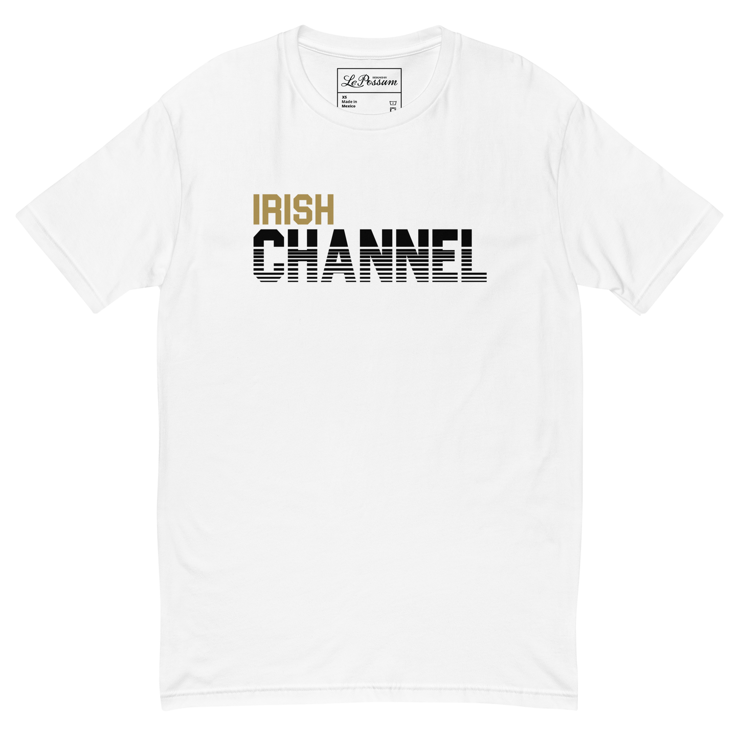 Irish Channel "Where-It-At" White Short Sleeve T-shirt