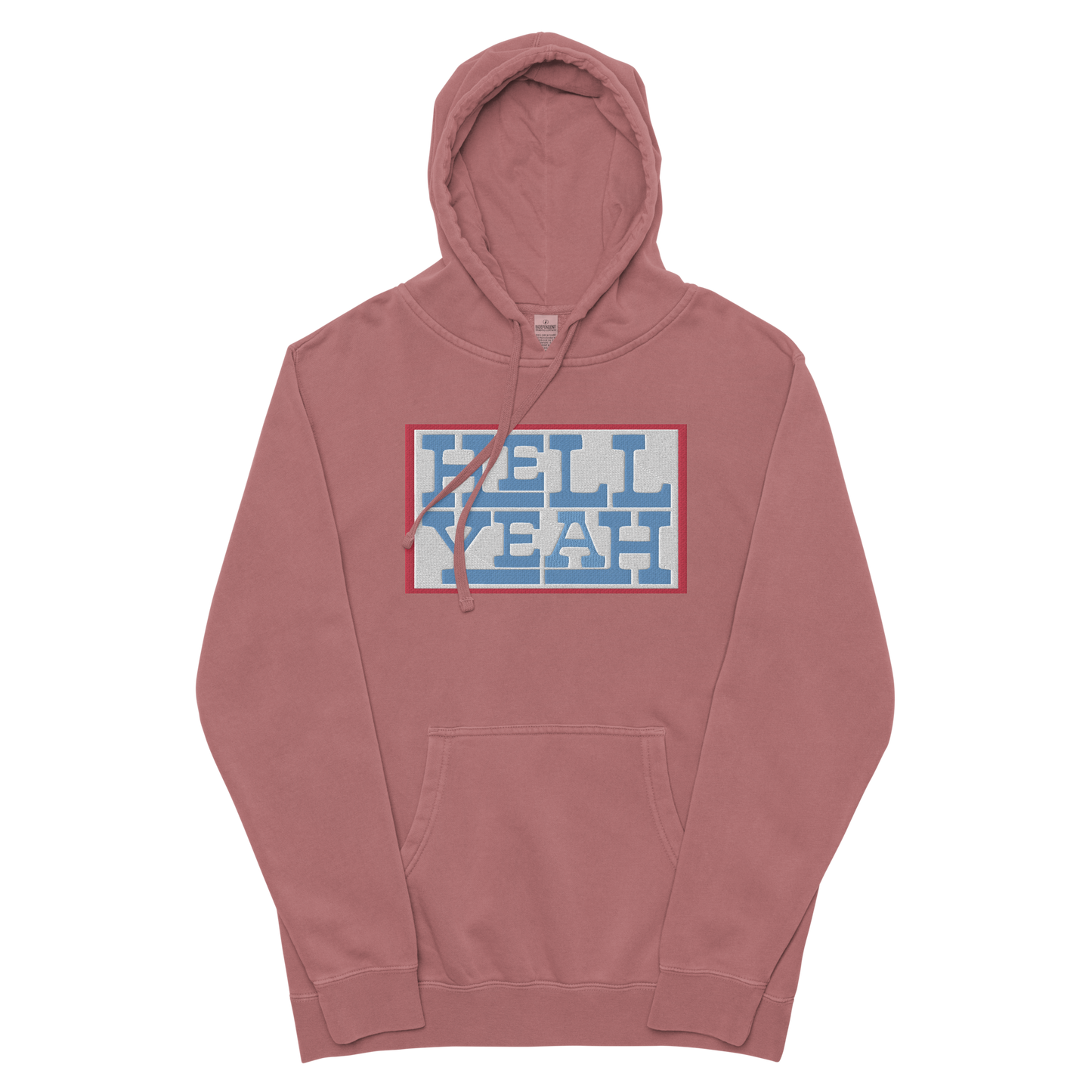 Hell Yeah! Vintage Pigment-dyed Hoodie