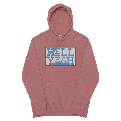 Hell Yeah! Vintage Pigment-dyed Hoodie