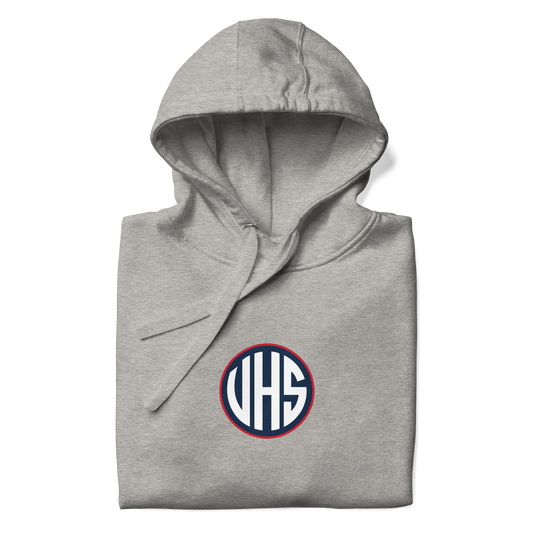 VHS Navy Athletic Grey Unisex Hoodie