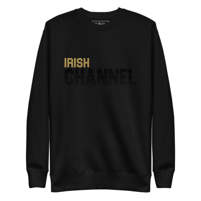 Irish Channel "Where-It-At" Black Unisex Premium Sweatshirt