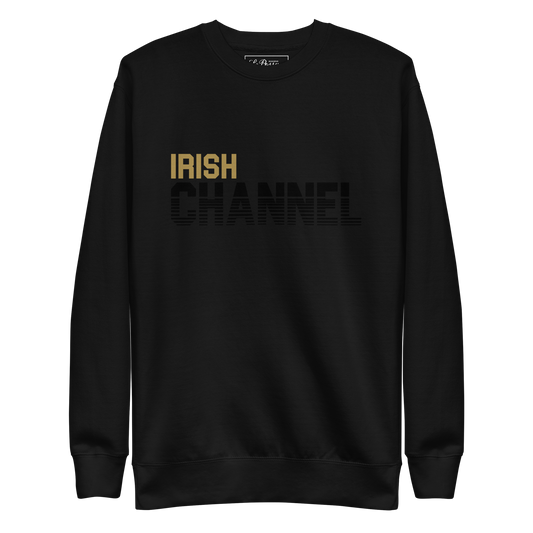 Irish Channel "Where-It-At" Black Unisex Premium Sweatshirt