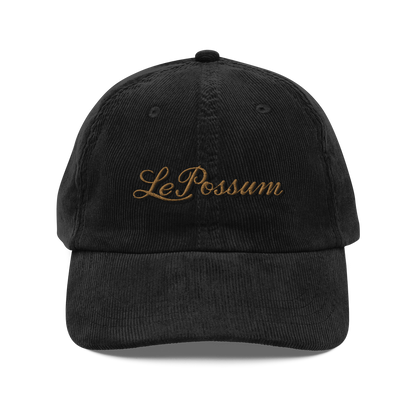 LePossum Vintage Corduroy Cap